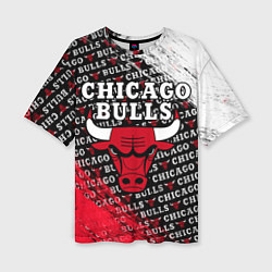 Женская футболка оверсайз CHICAGO BULLS 6