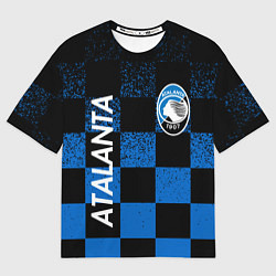 Футболка оверсайз женская FC ATALANTA ФК АТАЛАНТА, цвет: 3D-принт