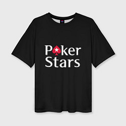 Женская футболка оверсайз Poker Stars