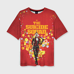 Женская футболка оверсайз TSS Harley Quinn
