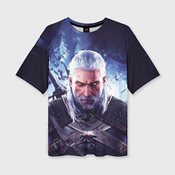 Женская футболка оверсайз THE WITCHER GERALT OF RIVIA