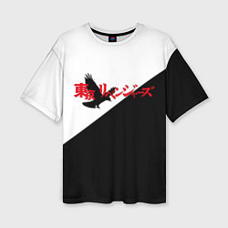 Футболка оверсайз женская Tokyo Revengers Токийские Мстители Logo Z, цвет: 3D-принт