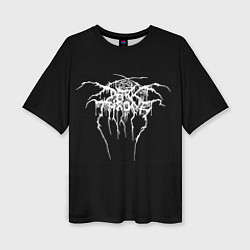 Женская футболка оверсайз Darkthrone