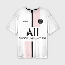 Женская футболка оверсайз PSG Cup Away Vapor Match Shirt New 202223