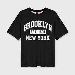 Женская футболка оверсайз Brooklyn