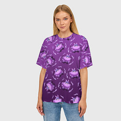 Футболка оверсайз женская БААЛ BAAL ГЕНШИН, цвет: 3D-принт — фото 2