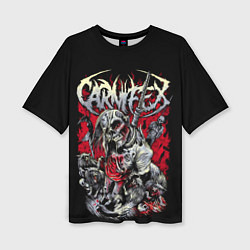 Женская футболка оверсайз Carnifex