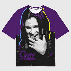Футболка оверсайз женская Ozzy Osbourne, Оззи Осборн, цвет: 3D-принт