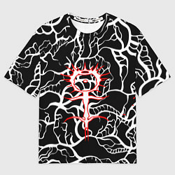 Футболка оверсайз женская GHOSTEMANE, цвет: 3D-принт