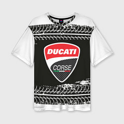Женская футболка оверсайз Ducati Дукати Z