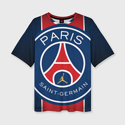 Женская футболка оверсайз Paris Saint-Germain PSG