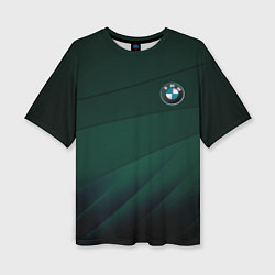 Женская футболка оверсайз GREEN BMW