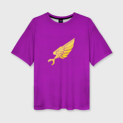 Женская футболка оверсайз Дети Императора до Ереси Хоруса цвет легиона