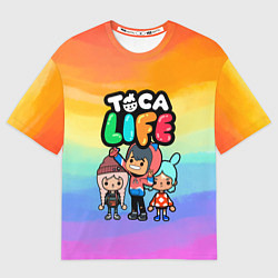 Футболка оверсайз женская Рита Зик Тока Бока, цвет: 3D-принт