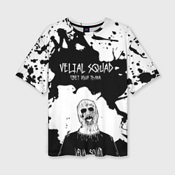 Футболка оверсайз женская Velial Squad свет или тьма,, цвет: 3D-принт