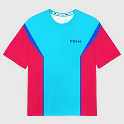 Футболка оверсайз женская Ретро стиль FIRM, цвет: 3D-принт