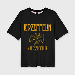 Футболка оверсайз женская Led Zeppelin x Led Zeppelin, цвет: 3D-принт