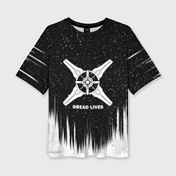 Женская футболка оверсайз Dread Lives Metroid Dread
