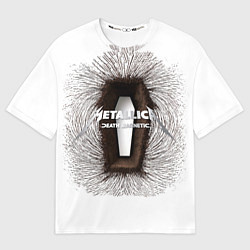 Футболка оверсайз женская Death Magnetic - Metallica, цвет: 3D-принт