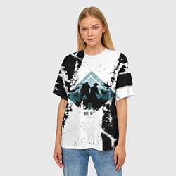 Футболка оверсайз женская Охотники за головами монстров, цвет: 3D-принт — фото 2