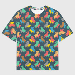 Футболка оверсайз женская Овечки 18, цвет: 3D-принт