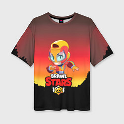 Женская футболка оверсайз Brawl Stars - Max
