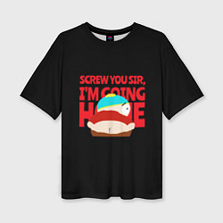 Женская футболка оверсайз Южный парк Эрик Картман South Park