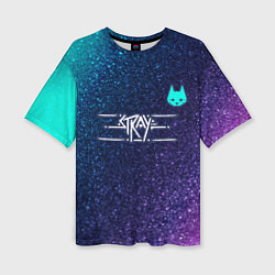 Женская футболка оверсайз Stray