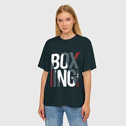 Футболка оверсайз женская Бокс - Boxing, цвет: 3D-принт — фото 2
