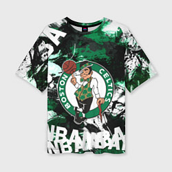 Женская футболка оверсайз Бостон Селтикс , Boston Celtics
