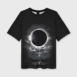 Женская футболка оверсайз Затмение Eclipse