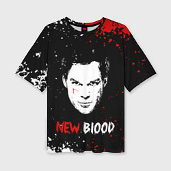 Футболка оверсайз женская Декстер Новая Кровь Dexter New Blood, цвет: 3D-принт