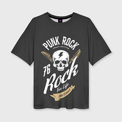 Женская футболка оверсайз ROCK Рокер