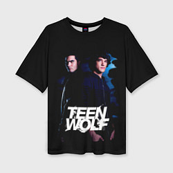 Женская футболка оверсайз Волчонок Teen Wolf