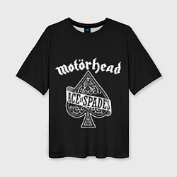 Женская футболка оверсайз Motorhead Моторхед