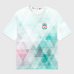 Футболка оверсайз женская Liverpool лфк, цвет: 3D-принт