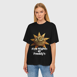 Футболка оверсайз женская Five Nights at Freddys: Security Breach Воспитател, цвет: 3D-принт — фото 2