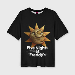 Женская футболка оверсайз Five Nights at Freddys: Security Breach Воспитател