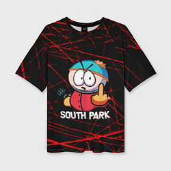 Женская футболка оверсайз Мультфильм Южный парк Эрик South Park