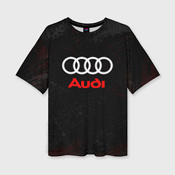Женская футболка оверсайз Audi спорт