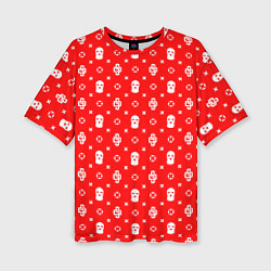 Женская футболка оверсайз Red Dope Camo Dope Street Market