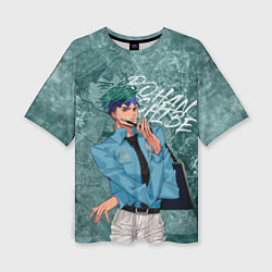 Футболка оверсайз женская Рохан Кишибе из ДжоДжо Несокрушимый алмаз, цвет: 3D-принт