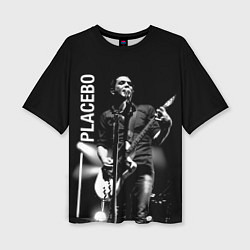 Женская футболка оверсайз Placebo Пласибо рок-группа