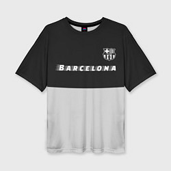 Женская футболка оверсайз БАРСЕЛОНА Barcelona Графика