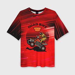 Женская футболка оверсайз QUAD BIKE Квадроцикл