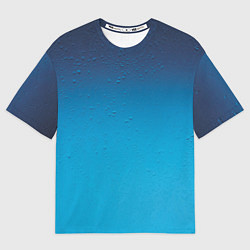 Футболка оверсайз женская Конденсат, цвет: 3D-принт