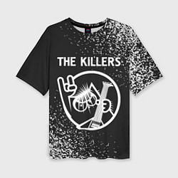 Футболка оверсайз женская The Killers - КОТ - Краска, цвет: 3D-принт