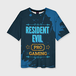 Женская футболка оверсайз Resident Evil Gaming PRO