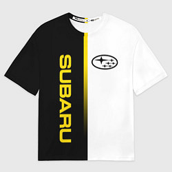 Футболка оверсайз женская SUBARU - GOLD EDITION LINE, цвет: 3D-принт