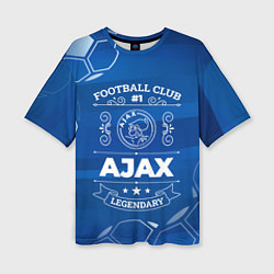 Футболка оверсайз женская Ajax Football Club Number 1, цвет: 3D-принт